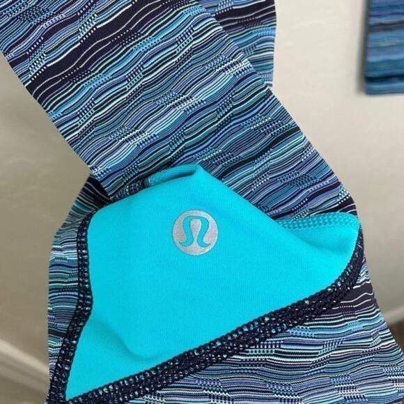 Lululemon Pace Rival Crop Space Dye Twist 21" Size 6 - Picture 8 of 10
